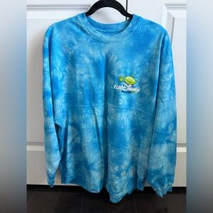 Disney Parks Blue Tie-Dye Run Disney Spirit Jersey